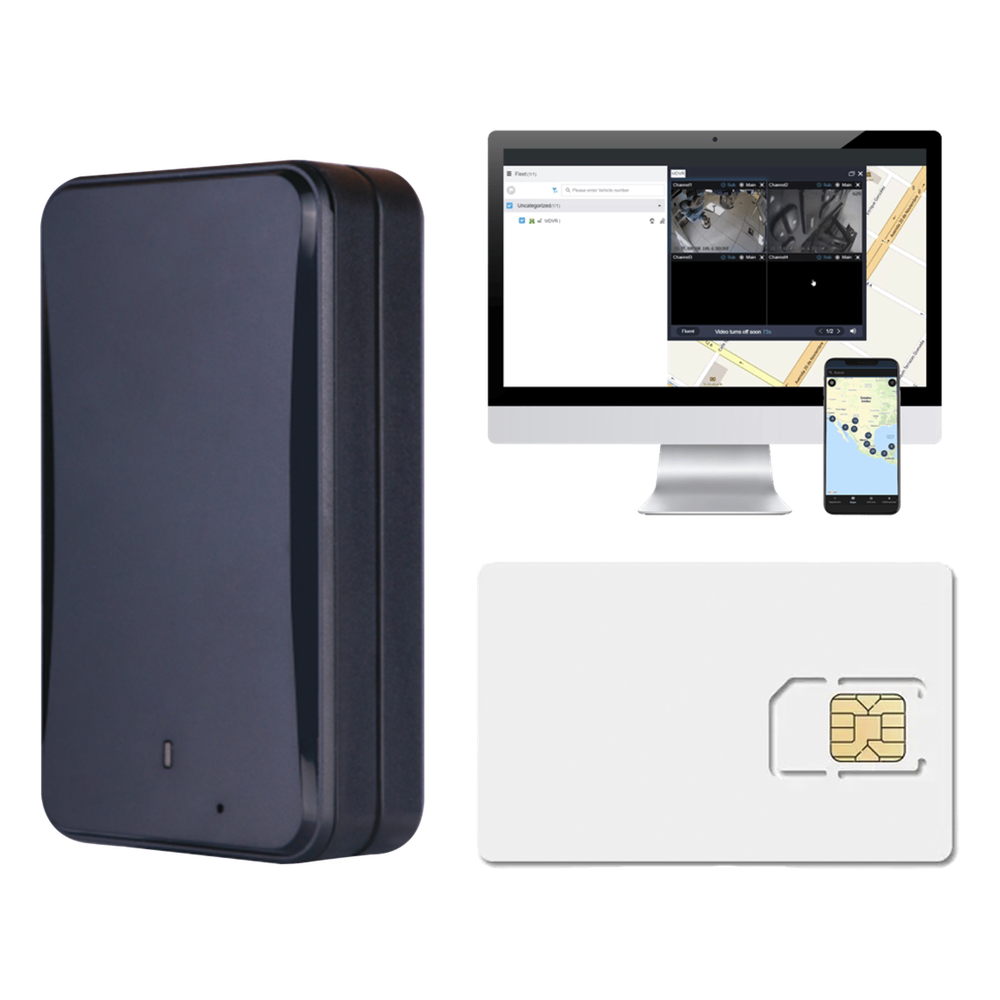 KIT Rastreador GPS Vehicular Magnético 4G / Localizador para Contenedores y Remolques / Batería de Larga Duración / Incluye Licencia Anual EPCOMGPSCODE y SIM de Datos SIM500MB2Y