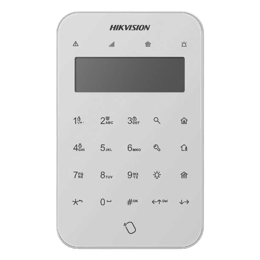 (AX PRO) Teclado Inalámbrico con Pantalla LCD para Armado y Desarmado / Funciones de Automatización para control de Relevadores