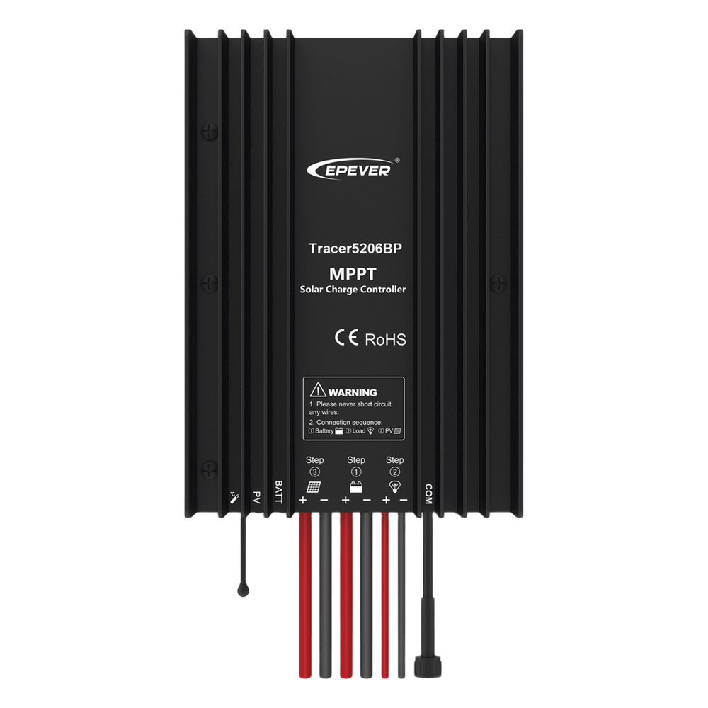 Controlador Solar MPPT / 20A / 12/24V / Voc 100V / RS-485 / Baterías Litio / IP68