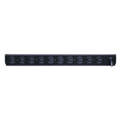 PDU Básico Para Distribución de Energía, Con 10 Tomas NEMA 5-15R Traseras, 1UR, 15 Amp, 120 Vca