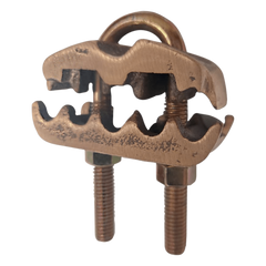 Conector para 3 Cables de Cobre (4 - 2/0 AWG) a Tubo o Varilla (5/8 in - 3/4 in).