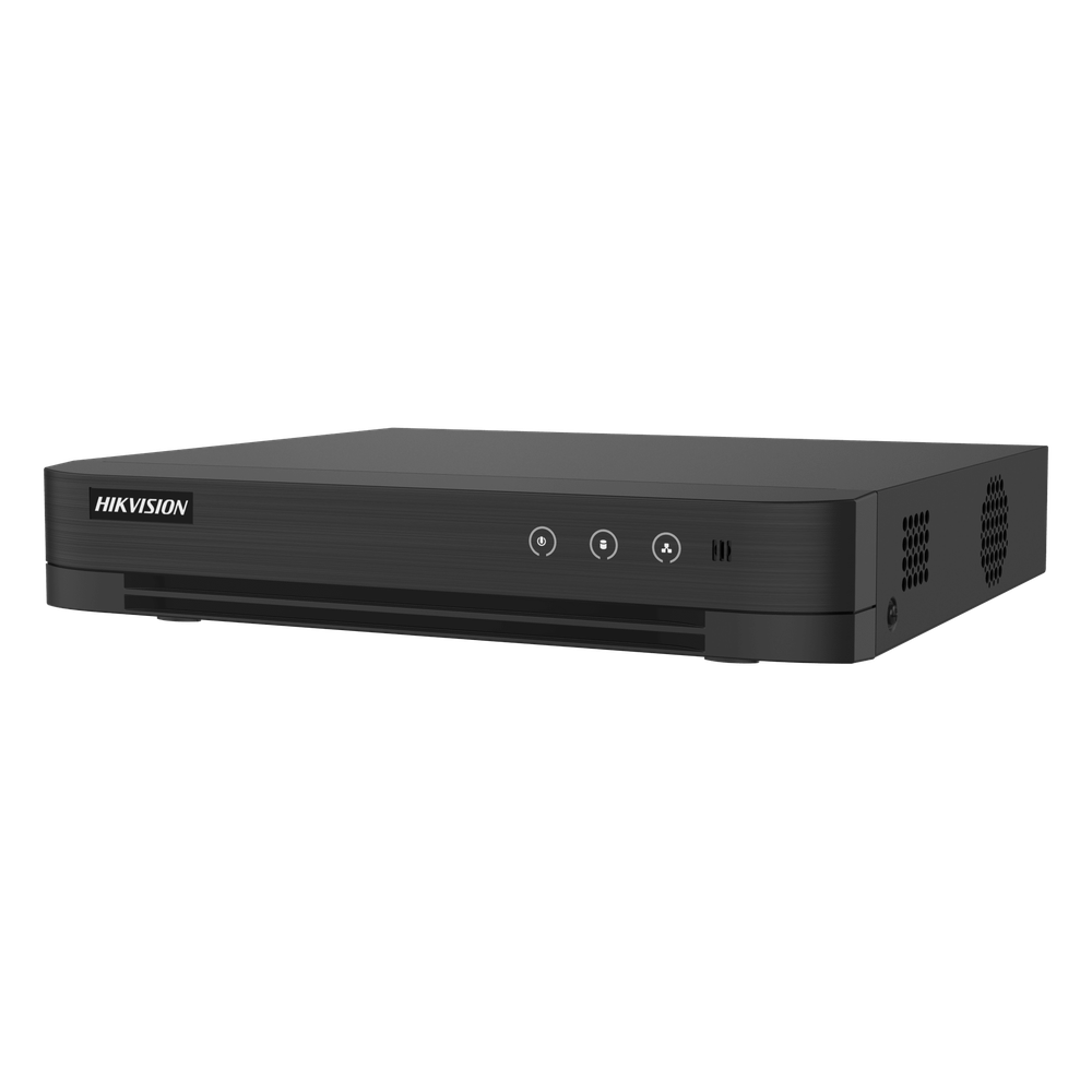 DVR 8 Canales TURBOHD + 8 Canales IP / 8 Megapixel (4K) / Audio Bidireccional / ACUSENSE / 1 Bahía de Disco Duro / Salida de Video en Full HD / H.265+
