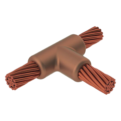 Molde para Soldadura exotemica tipo T para cable 2/0 AWG - 4 AWG.