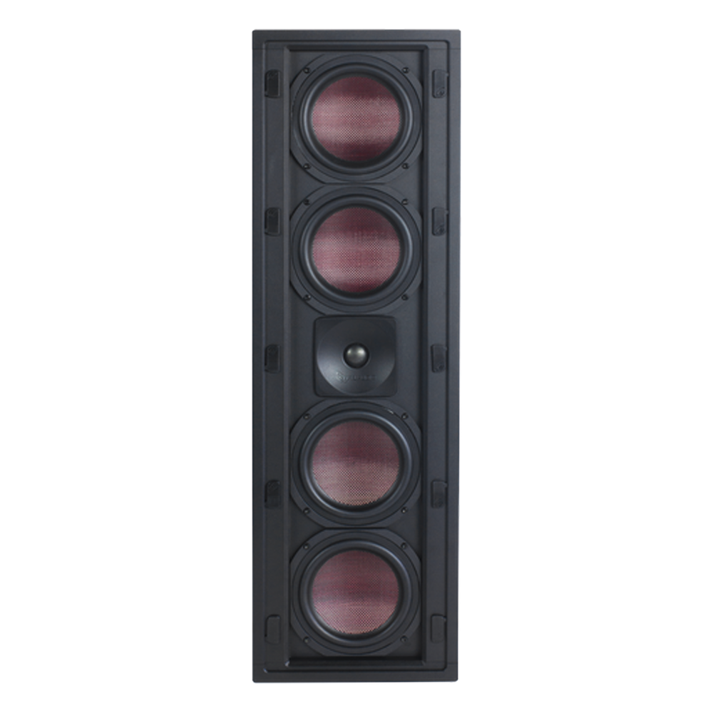 BOCINA DE PARED | 4 WOOFERS DE FIBRA DE CARBONO 6.5'' | TWEETER DE TITANIO 1'' | 250W