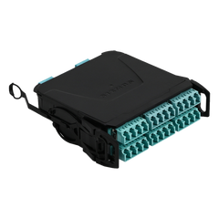Módulo Plug & Play LightVerse, Hasta 24 fibras, Base 12 Hembra, "Shuttered" LC/UPC para fibra Multimodo OM4, UL Loss