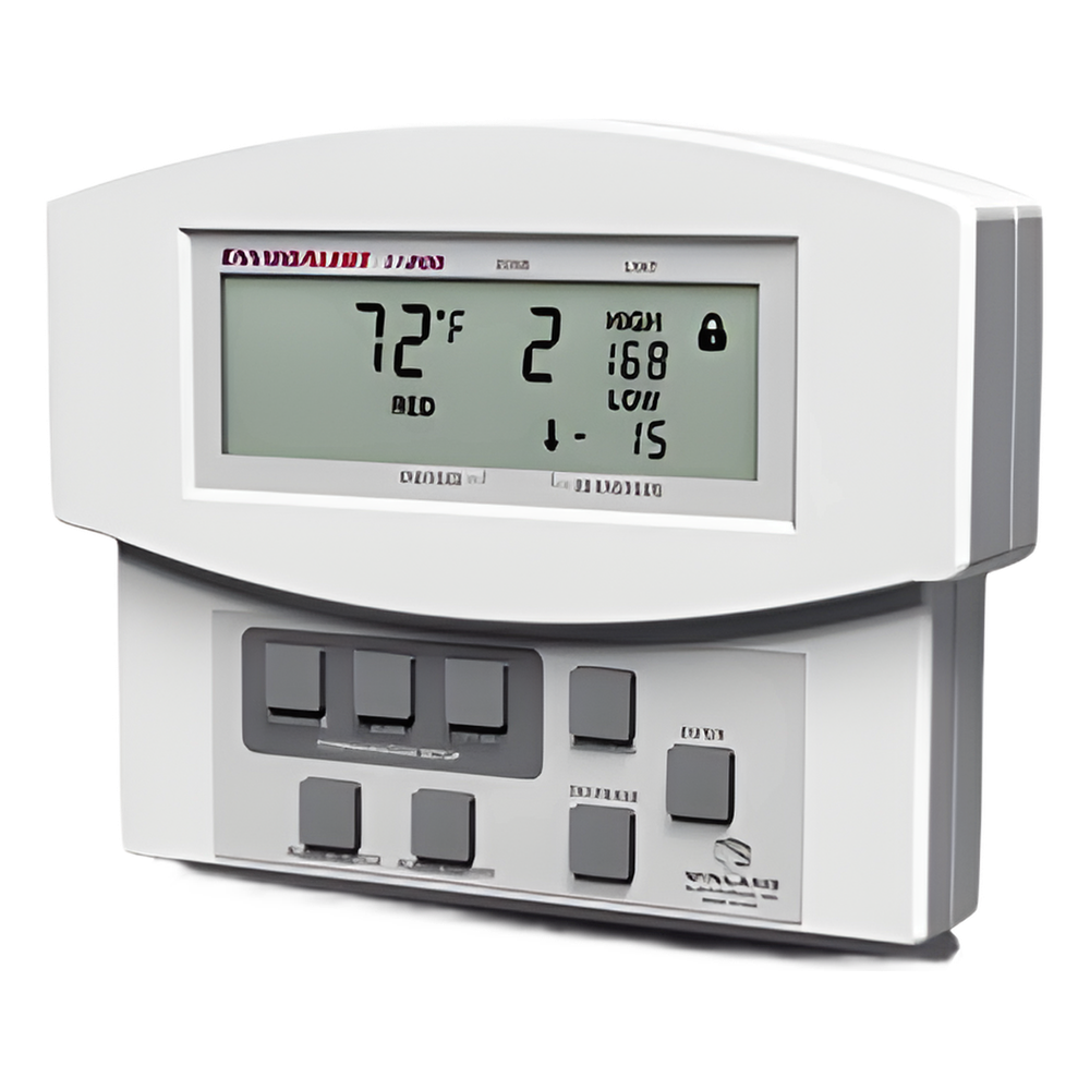 Detector de temperatura y humedad, capacidad 4 zonas libres.