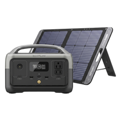 Estación de Energía Portátil / 256 Wh LFP / Inversor Onda Sinusoidal Pura 300 W / Panel Solar 100 W / USB-C 60 W / IP67 / Wi-Fi