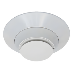Detector de humo fotoeléctrico direccionable para ducto con prueba remota, LEDs 360° y protocolo LiteSpeed, color blanco