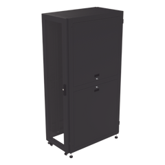 Gabinete para Telecomunicaciones Rack Estándar de 19", 42UR, 600 mm Ancho x 1000 mm Profundidad. Fabricado en Acero, Se envía el Gabinete Armado.