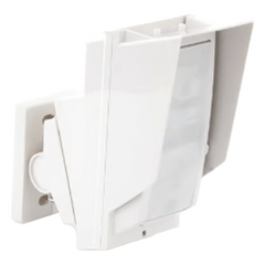 Detector de Movimiento PIR / 100% Exterior / Cableado / 24 m (78.7 ft) de Alcance / IP65 / Giro 180° / Instalación a 3 m / Compatible con Cualquier Panel