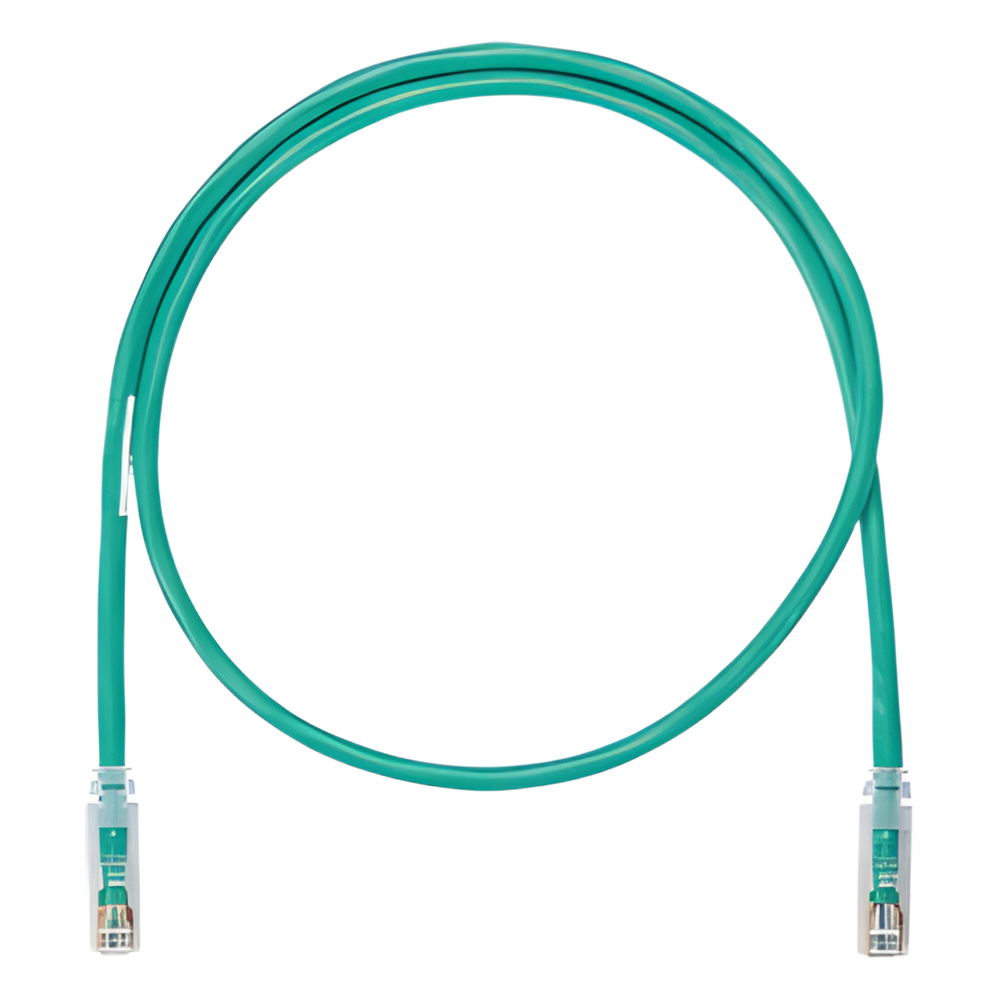 Cable de Parcheo UTP Categoría 6, con Plug Modular en Cada Extremo - 2 Metros (6.56 Pies) - Verde