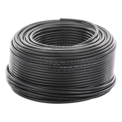 Cable Fotovoltaico Negro / 6mm² (10AWG) / Material COBRE /  2000V / Rollo de 100m