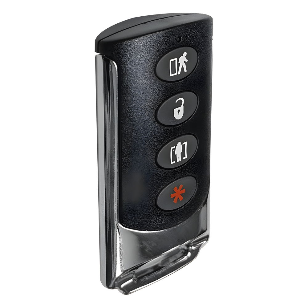 Llavero Remoto Inalámbrico 4 Botones / Uso Rudo / Armado Total/Parcial/Desarmado/Pánico / 345 MHz / Batería 5 Años / Compatible Honeywell y PRO4GLTEM