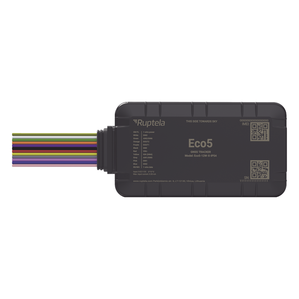Localizador y Rastreador Vehicular GPS / LTE Cat1 con Respaldo 2G / GNSS U-blox M10 / Bluetooth BLE 5.0 / Carcasa IP54 / Batería Interna de Respaldo / Detección de Interferencias / Alimentación 9-32 V / Gestión de Flotas