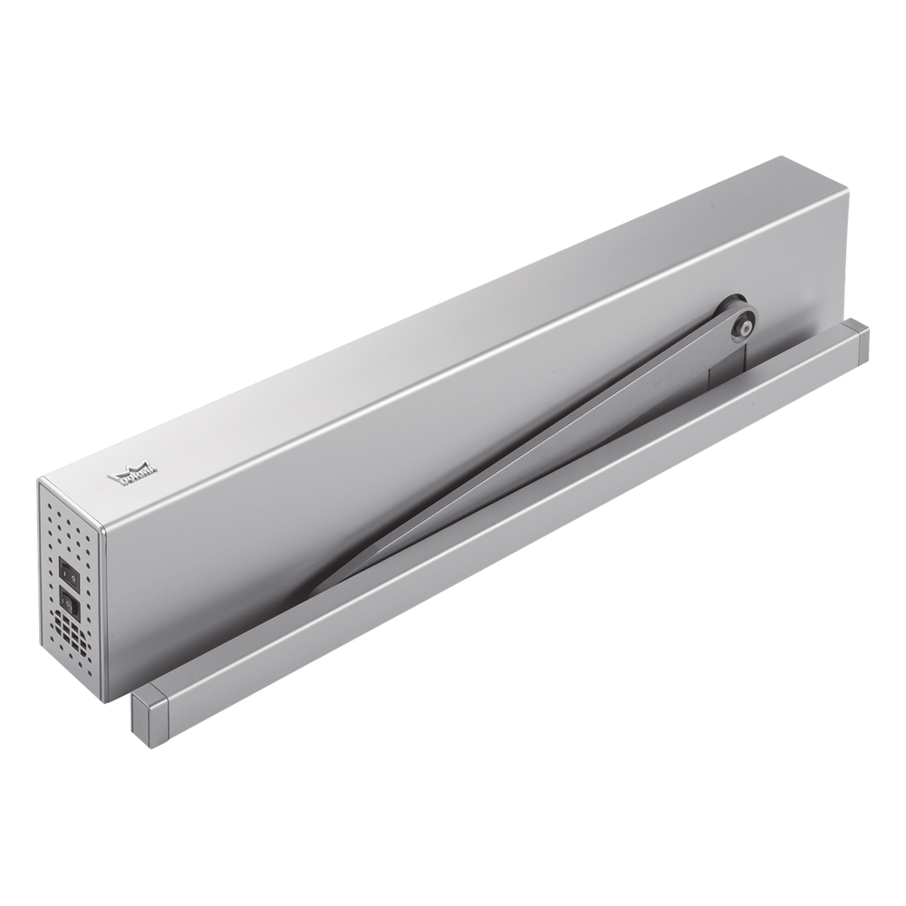 Sistema automatizado para la apertura y cierra de puertas con Brazo de Empuje de hasta 110 cm/ 100Kg