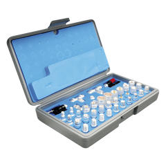 Kit Universal de Adaptadores UNIDAPT de 43 Piezas "Clásicos" en Estuche de Plástico y Esponja.