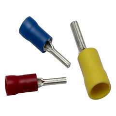 Terminal aislada tipo pin para calibre 12 - 10 AWG.