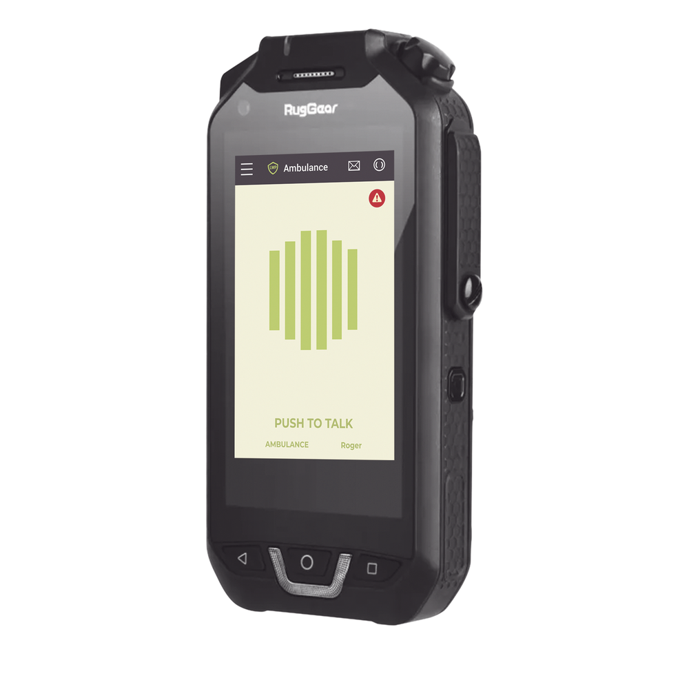 Kit Radio PoC LTE RugGear RG750 con Licencia TASSTA SMART GRATIS Primer Año