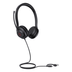Yealink UH35 Dual, versión Microsoft Teams, cancelación de ruido USB-C/A con indicador de ocupado