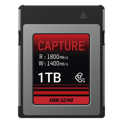 Memoria CFexpress Tipo B / 1 TB / 1800 MB/s Lectura / 1600 MB/s Escritura / Video 8K / PCIe Gen 3×2