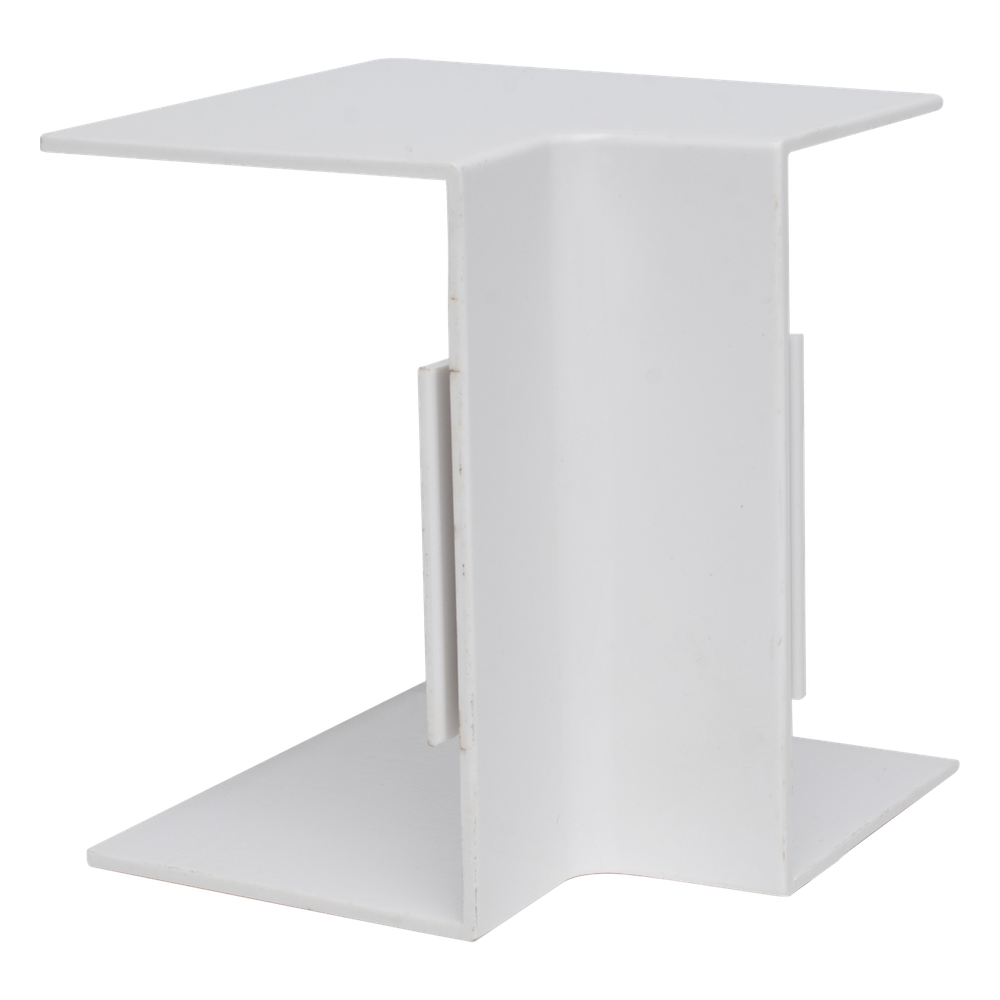 Esquinero Interior Color Blanco de PVC Auto Axtinguible, Para Canaleta TMK-4577 (5520-02001)