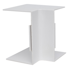 Esquinero Interior Color Blanco de PVC Auto Axtinguible, Para Canaleta TMK-4577 (5520-02001)
