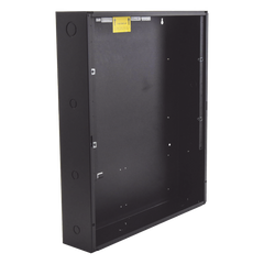 Caja posterior de 2 niveles para gabinete de panel contra incendio NOTIFIER, acero calibre 16, color negro