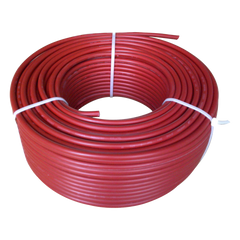 Bobina de 100 metros / Cable fotovoltaico / Rojo / Recubrimiento XLPE / 4mm² / 12 AWG / Hasta 1,800 Vcc