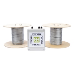 Kit de Cable Sensor Perimetral IRONCLAD / 305 m (1,000 ft) / 2 Zonas de 152 m (500 ft) / Detección por Análisis de Vibración / Tarjeta LPU400 Incluida / Calibración por Software