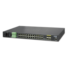Switch Industrial Administrable 24 Puertos 1000Mbps con 4 Puertos SFP