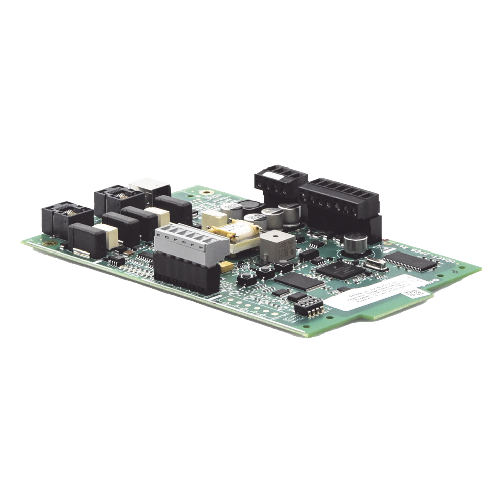 Comunicador telefónico digital universal DACT con líneas duales PSTN para paneles de incendio NOTIFIER