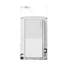 Apagador electrónico Sunnata de encendido y apagado, 8 A en iluminación y motores de 1/4 HP a 120 V, requiere neutro, color blanco brillante, para sistema RadioRA 3