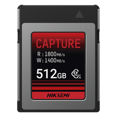 Memoria CFexpress Tipo B / 512 GB / 1800 MB/s Lectura / 1700 MB/s Escritura / Video 8K / PCIe Gen 3×2