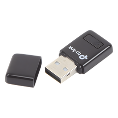 Mini Adaptador USB inalámbrico N 300 Mbps 2.4 GHz con 1 antena interna