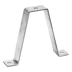 Soporte doble para sujetador universal, ideal para instalación en techo, con acabado Electro Zinc para varilla de 1/4 y 5/16