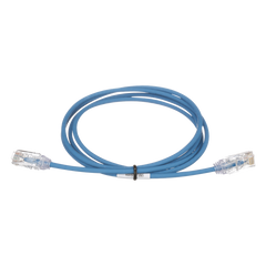 Cable de Parcheo TX6, UTP Cat6, Diámetro Reducido (28AWG), Color Azul, 1.52 Metros (5 Pies)