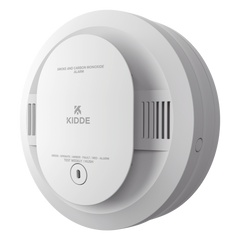 Alarma combinada de humo y monóxido de carbono a baterías, sensor fotoeléctrico y electroquímico, para vivienda