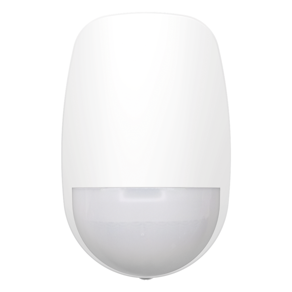 (AX PRO) Detector PIR Inalámbrico de Doble Tecnología / Inmunidad a Mascotas / Rango de Detección de 12 mts / Angulo de 85.9° de Cobertura