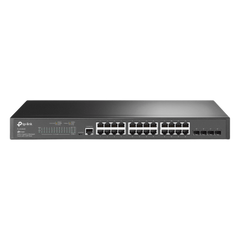 Switch Omada SDN Administrable / 24 puertos Gigabit y 4 puertos SFP / Funciones sFlow, QinQ y QoS / Administración centralizada OMADA