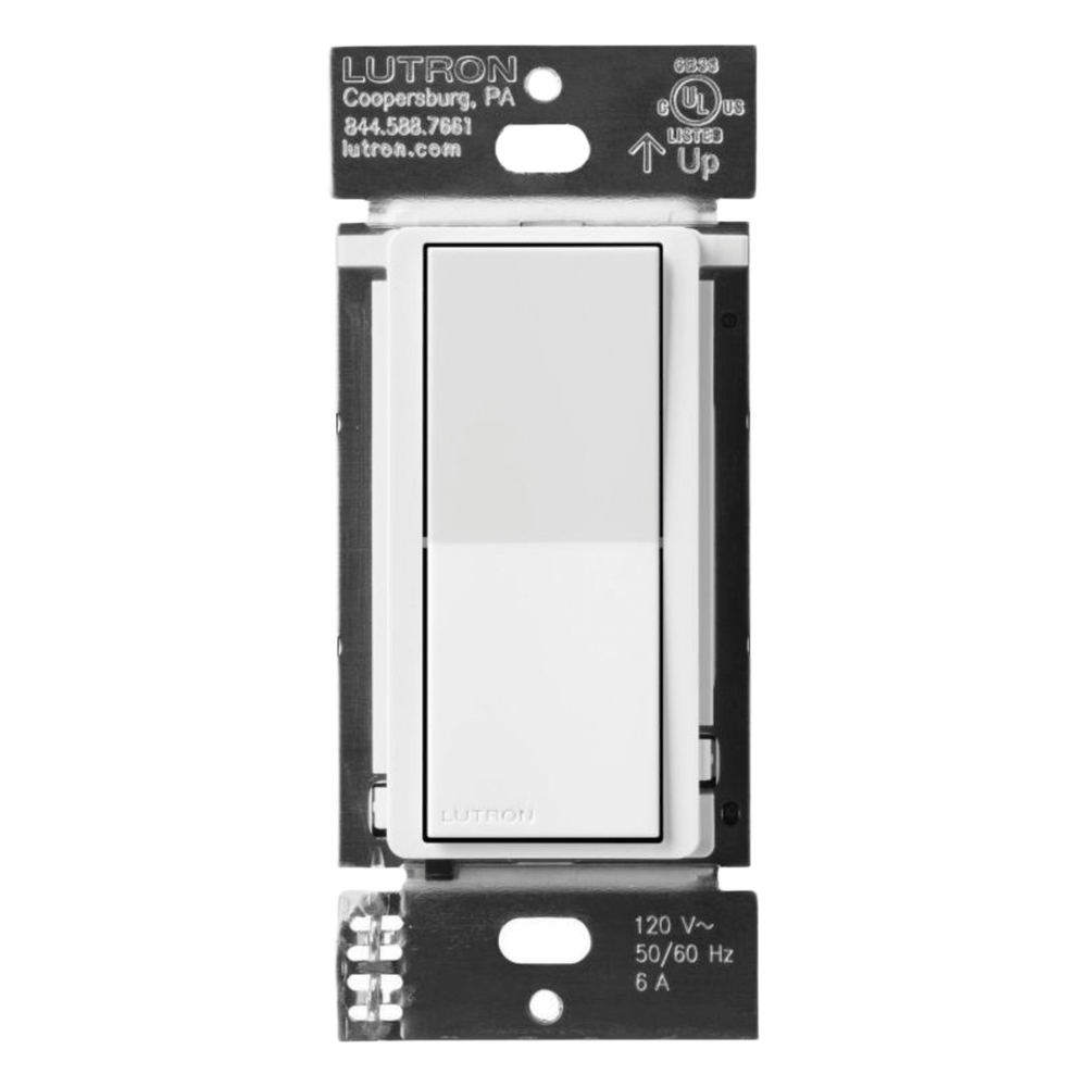 Interruptor auxiliar cableado Caseta para control multiubicación con atenuador Diva o interruptor Claro inteligente, blanco
