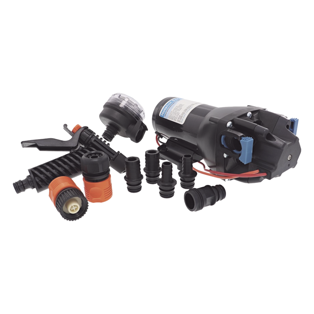 Bomba de lavado de alta presión y alto caudal HotShot HD 4 de 12 Vcd, 15LPM / 4GPM / 60 PSI