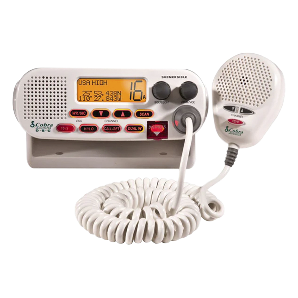 Radio móvil marino VHF clase D con canales Internacionales, de Canadá y Estados Unidos