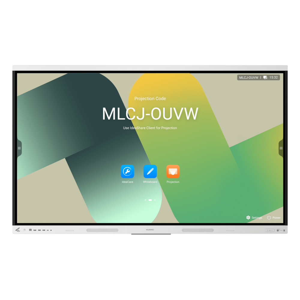 Pantalla Interactiva IdeaHub Board 3 Base de 86"/ 4K / 8 GB RAM / 128 GB Flash / Android 15 / Wi-Fi 6  / 25 ms Latencia de Escritura / Gestión desde la Nube