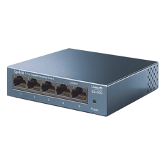 Switch de escritorio Gigabit de 5 puertos 10/100/1000Mbps, carcasa metálica