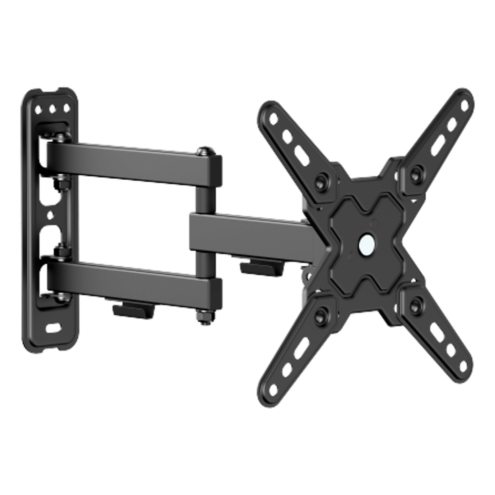 Soporte de Pared Articulado para Pantallas o Monitores | Compatibilidad VESA 75x75 - 200x200 / Hasta 43 Pulgadas | Capacidad Máxima de Carga 20 kg | Fabricado en Acero