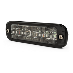Luz Auxiliar de 18 LEDS, Tricolor Rojo/Azul/Blanco, Lente transparente