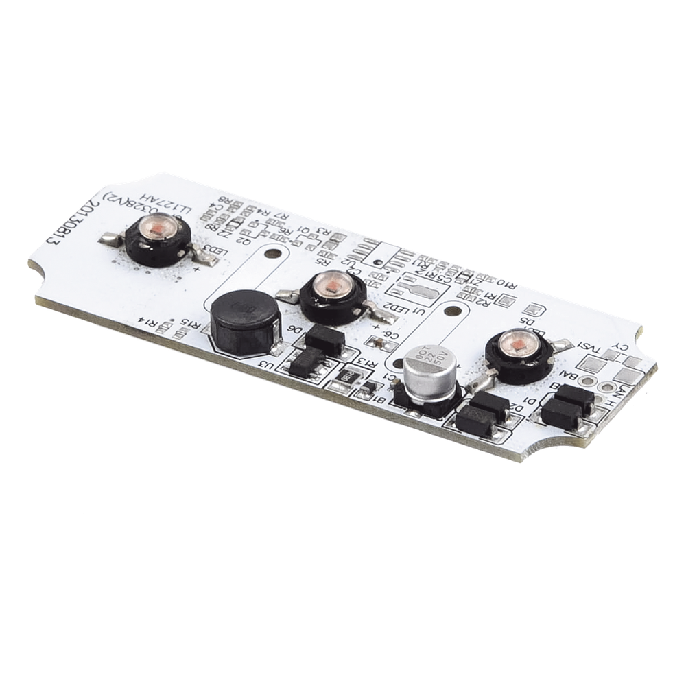 Tablilla de reemplazo con 3 LED color Ámbar para X605