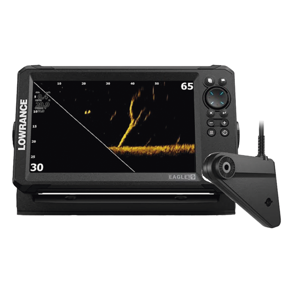 Eagle eye 9 ecosonda en pantalla horizontal IPS de 9 pulgadas, incluye transductor ojo de águila