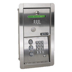 Audioportero Telefónico DKS Con Directorio / 100 Números Telefónicos / Control Para 2 Puertas / Gabinete Para Empotrar / Marcación a 16 Digitos / Linea análoga o digital