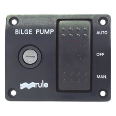 Switch de tres posiciones para control de bombas de achique.